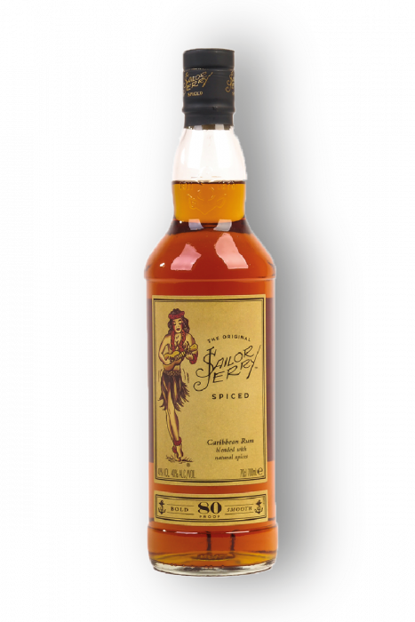 SAILOR JERRY Rhum brun épicé 40% 70cl pas cher 